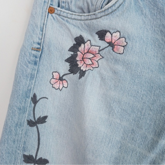 Citizens of Humanity Emerson Slim Jeans Embroidered Distressed Rock On Roses - Picture 12 of 16